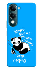 Keep Sleeping Vivo Y19 5G Hard Case Back Cover by Casekaro