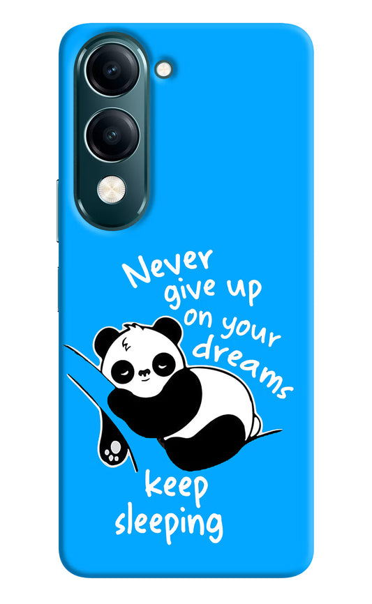 Keep Sleeping Vivo Y19 5G Back Cover