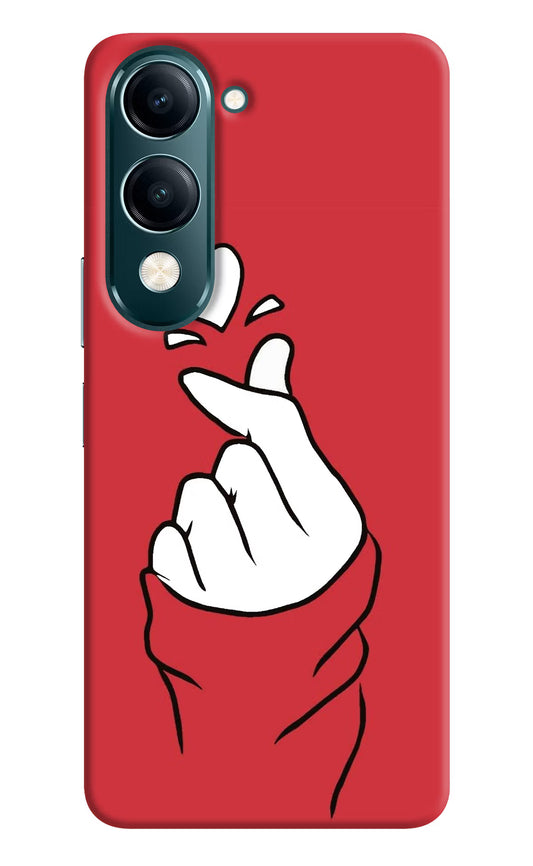 Korean Love Sign Vivo Y19 5G Back Cover