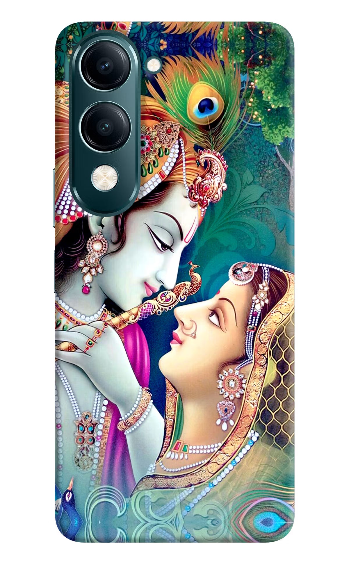 Lord Radha Krishna Vivo Y19 5G Back Cover