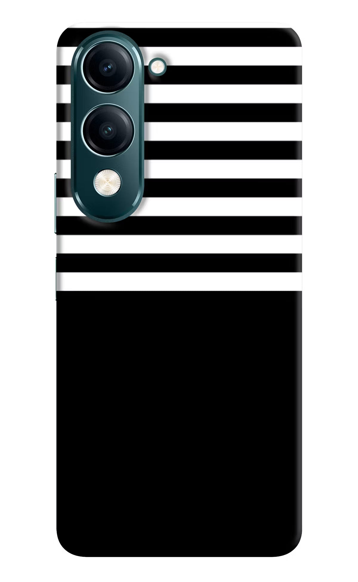 Black and White Print Vivo Y19 5G Back Cover