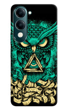 Green Owl Vivo Y19 5G Hard Case Back Cover by Casekaro