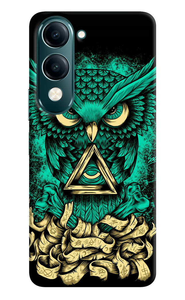 Green Owl Vivo Y19 5G Hard Case Back Cover by Casekaro