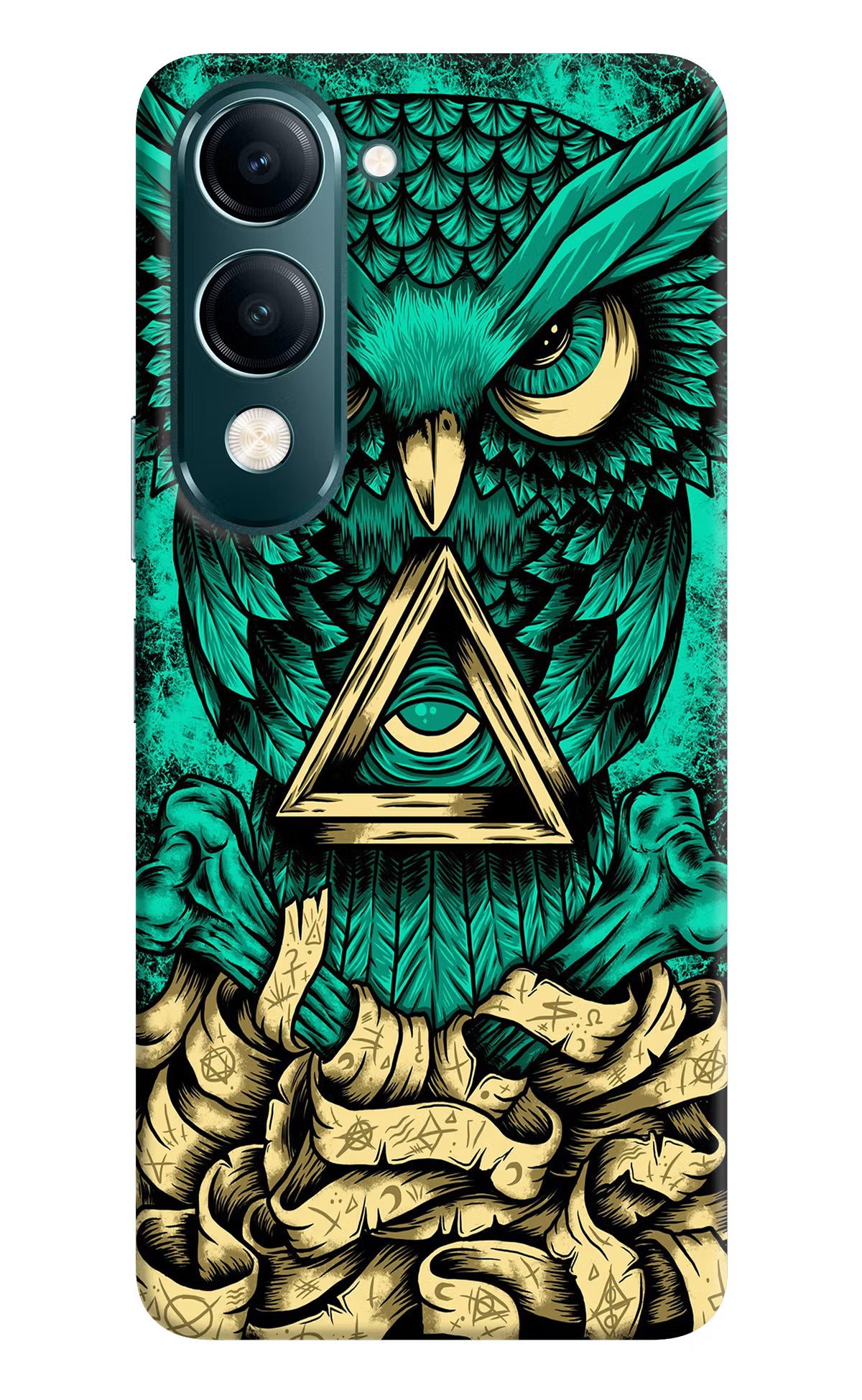 Green Owl Vivo Y19 5G Back Cover