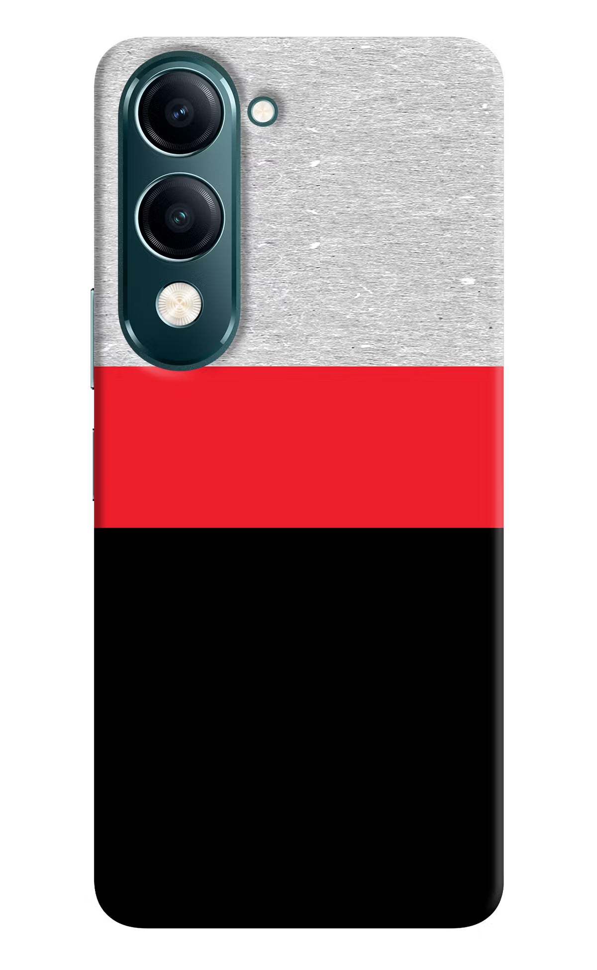 Tri Color Pattern Vivo Y19 5G Back Cover