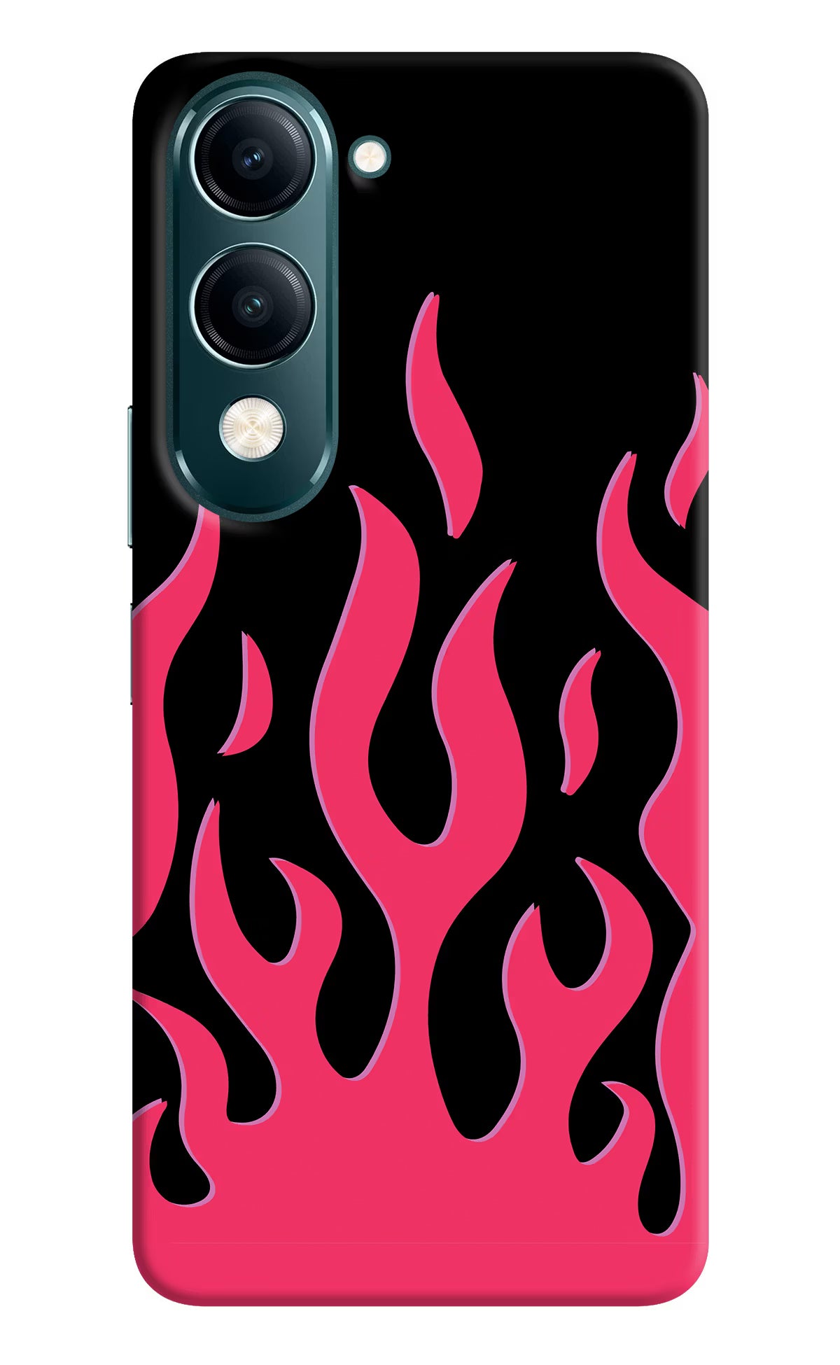 Fire Flames Vivo Y19 5G Back Cover
