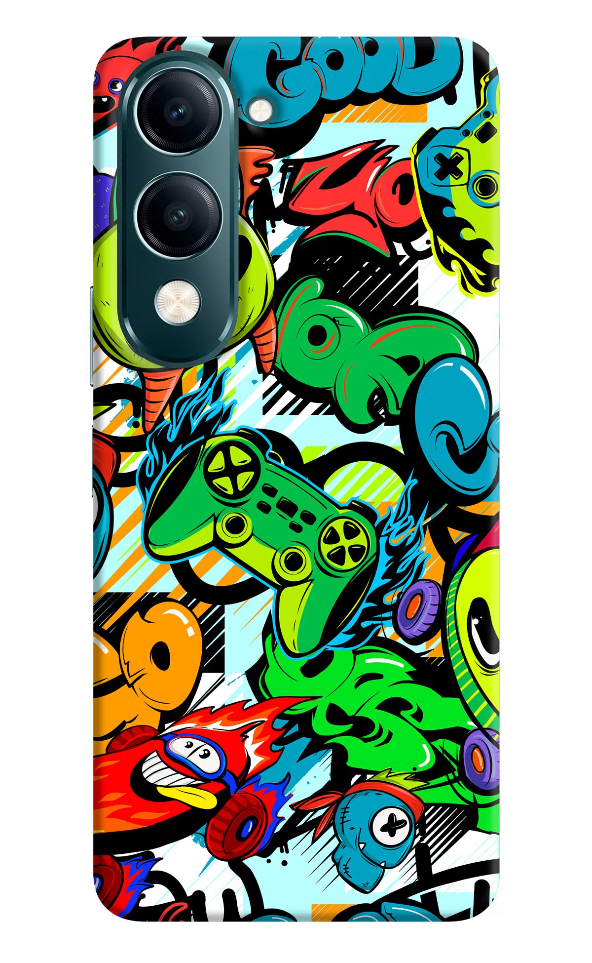 Game Doodle Vivo Y19 5G Back Cover