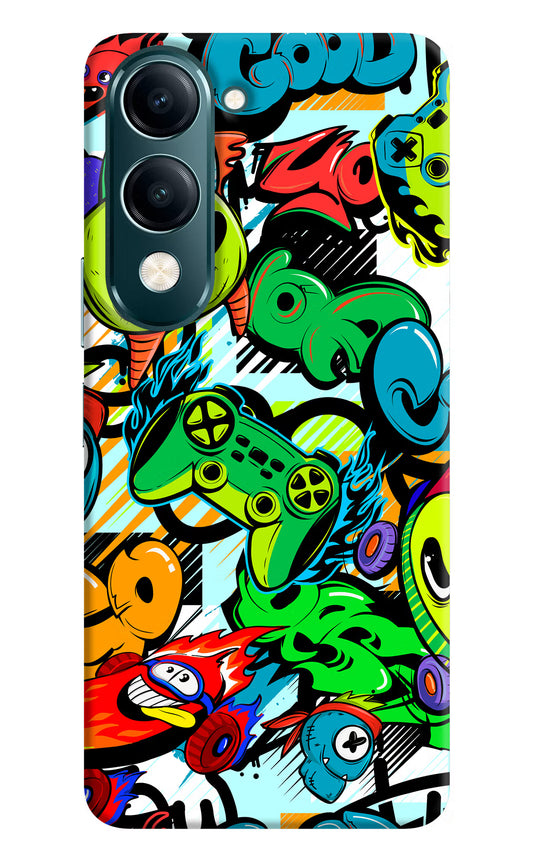 Game Doodle Vivo Y19 5G Back Cover