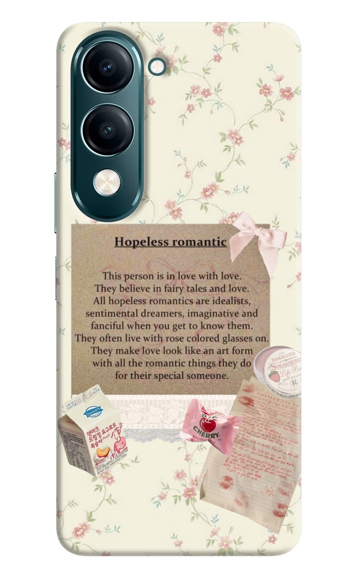 Hopeless Romantic Vivo Y19 5G Back Cover