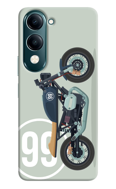 Classic Cafe Racer 99 Vivo Y19 5G Back Cover