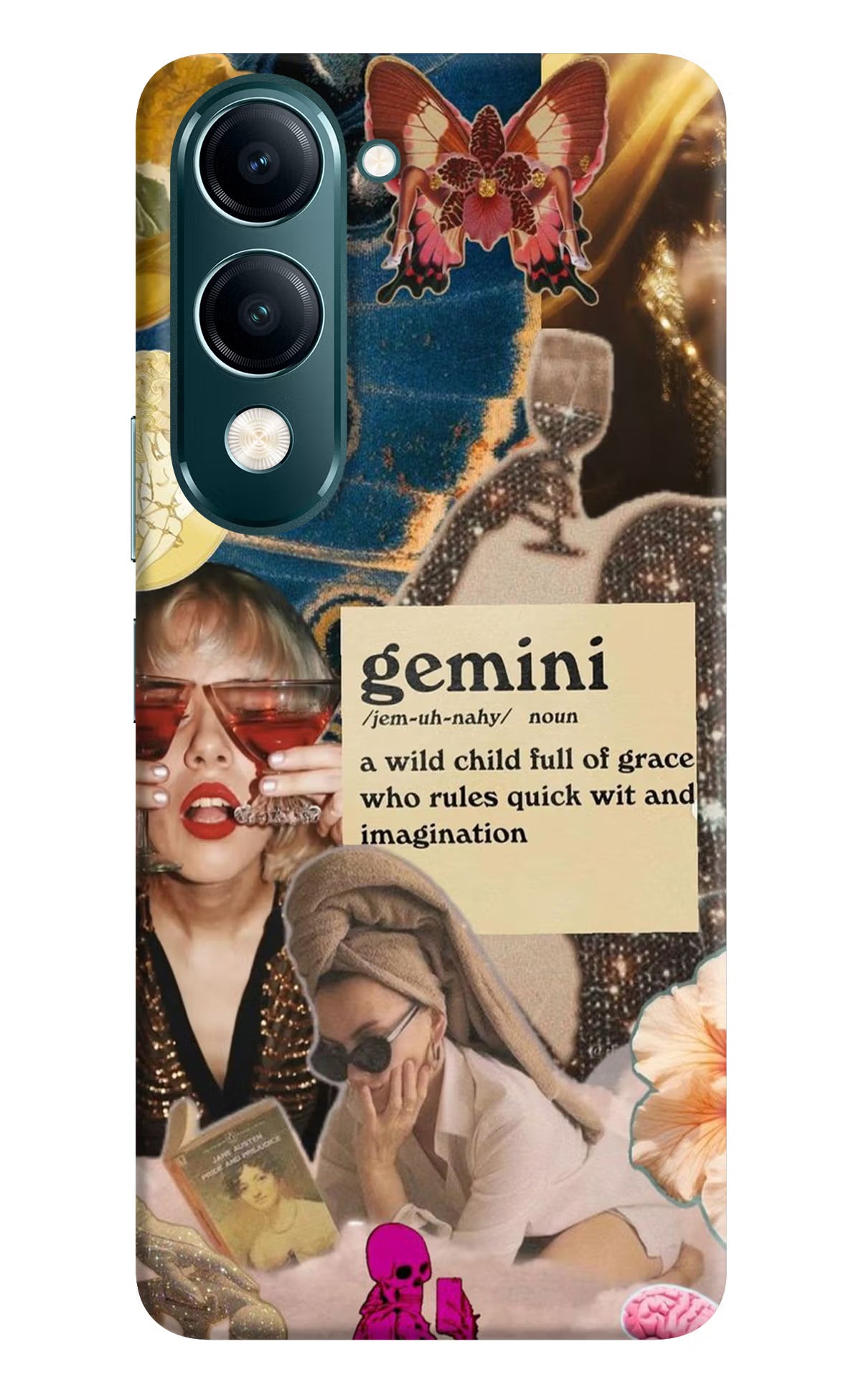 Gemini Zodiac Vivo Y19 5G Back Cover