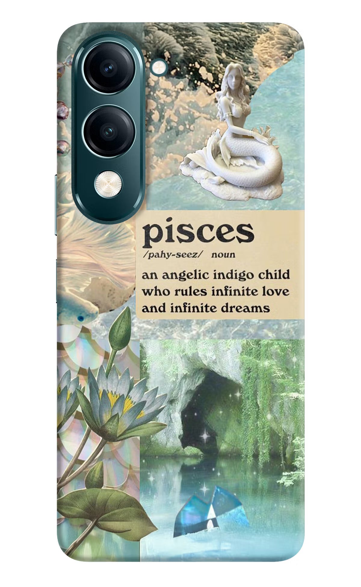 Pisces Zodiac Vivo Y19 5G Back Cover
