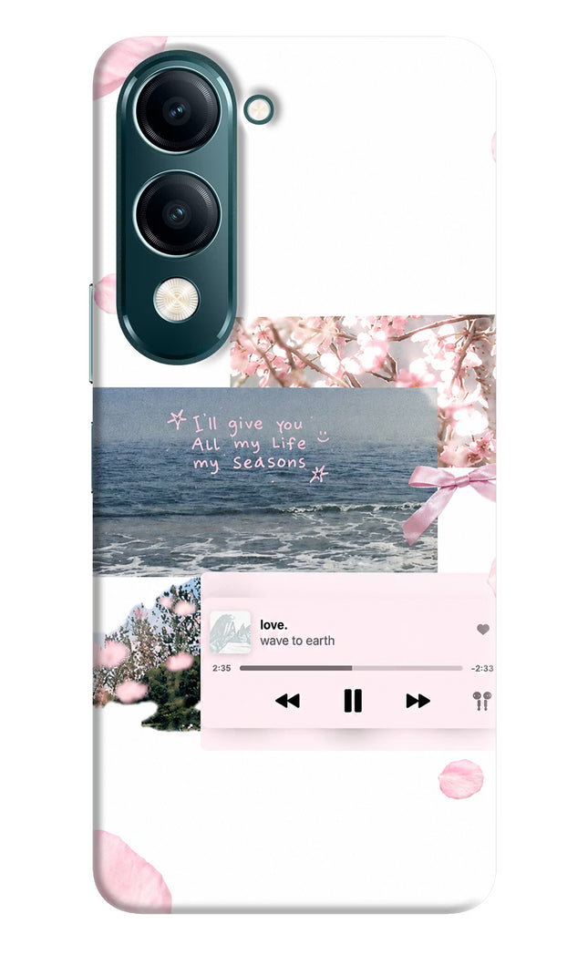 Wave to earth Vivo Y19 5G Hard Case Back Cover by Casekaro