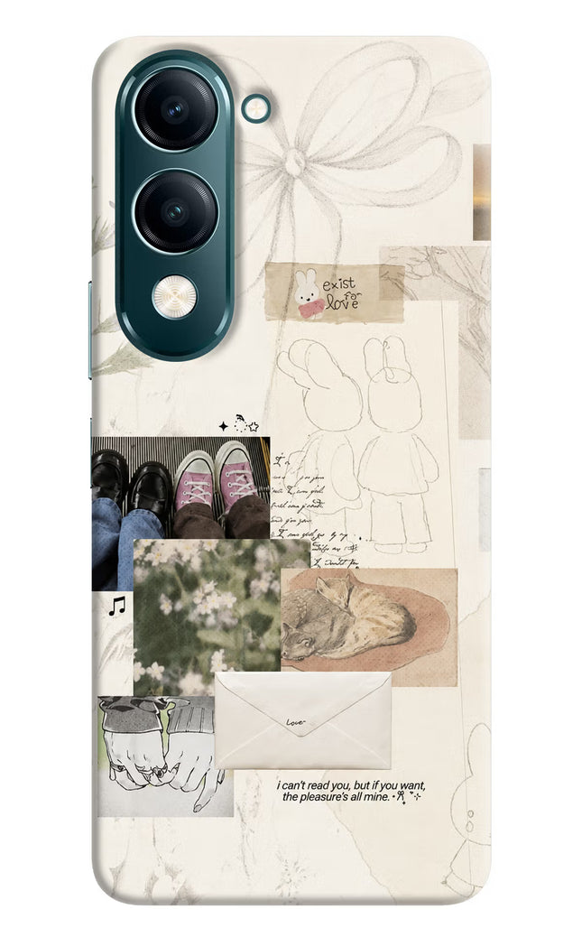 Soft Aesthetic Vivo Y19 5G Hard Case Back Cover by Casekaro