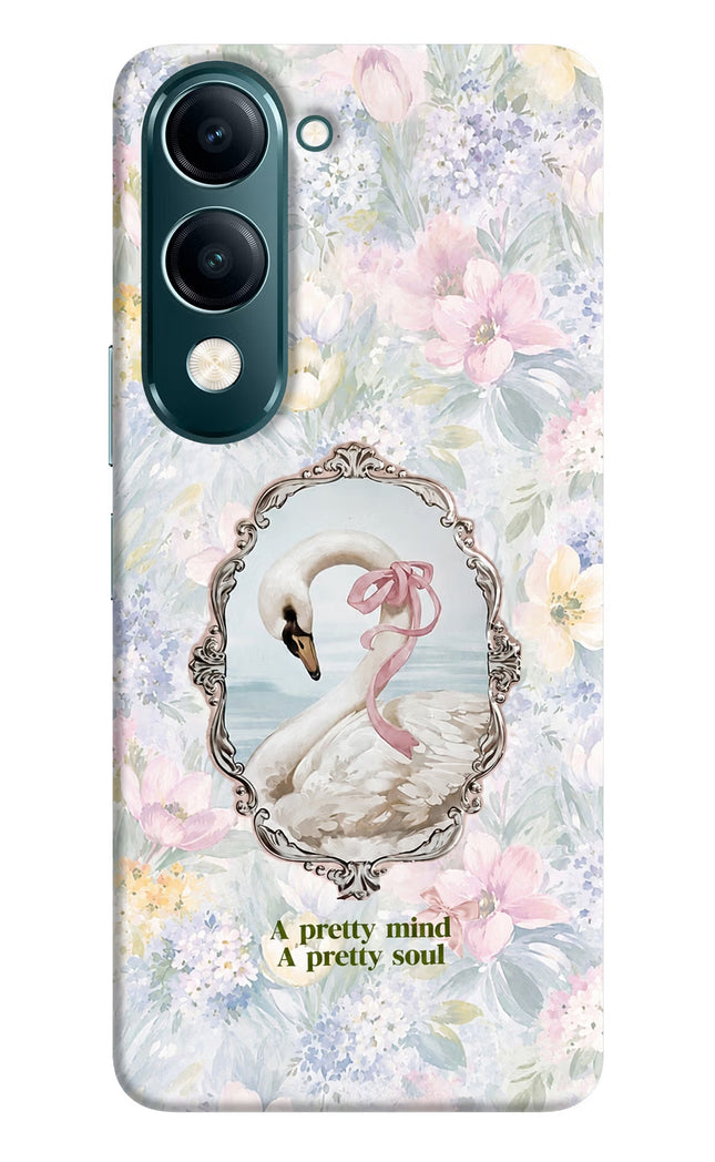 Pretty Mind Pretty Soul Vivo Y19 5G Hard Case Back Cover by Casekaro