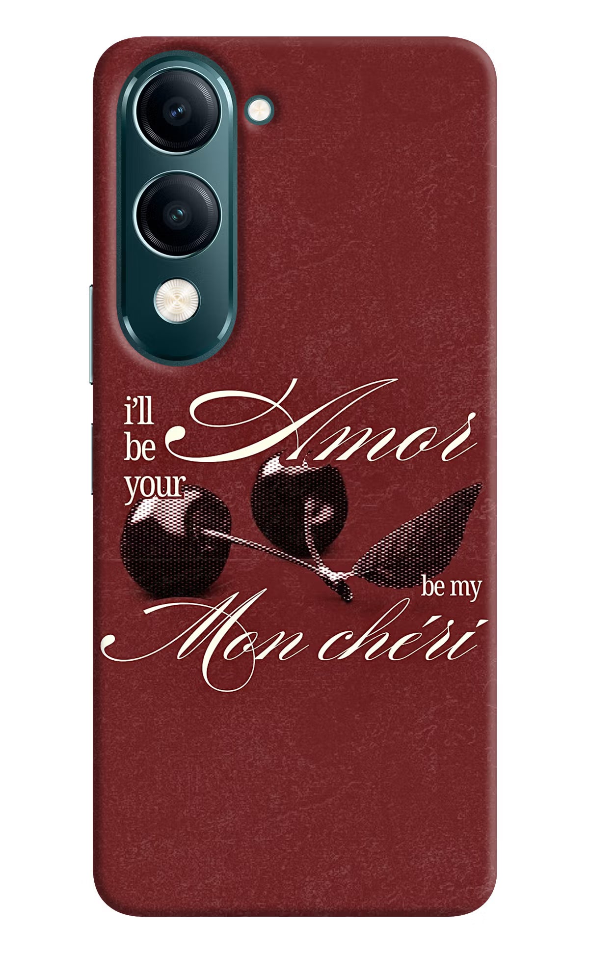 Velvet Cherry Vivo Y19 5G Back Cover