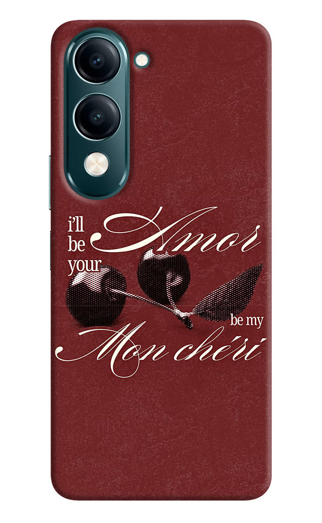 Velvet Cherry Vivo Y19 5G Hard Case Back Cover by Casekaro