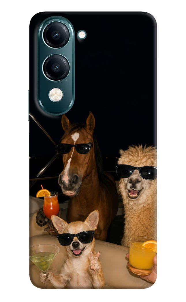 Party Squad Vivo Y19 5G Hard Case Back Cover by Casekaro