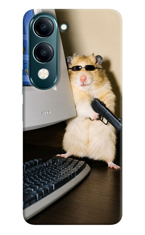 Hacker Hamster Vivo Y19 5G Back Cover