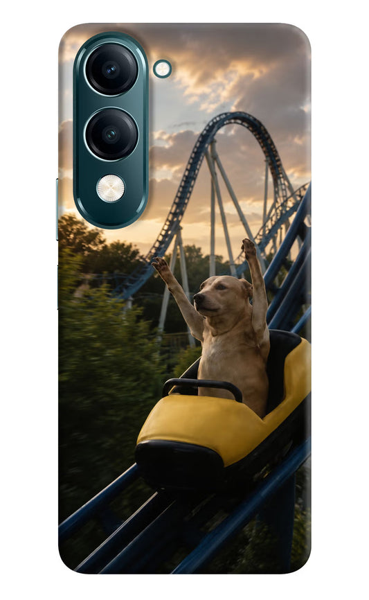 Rollercoaster Dog Vivo Y19 5G Hard Case Back Cover by Casekaro