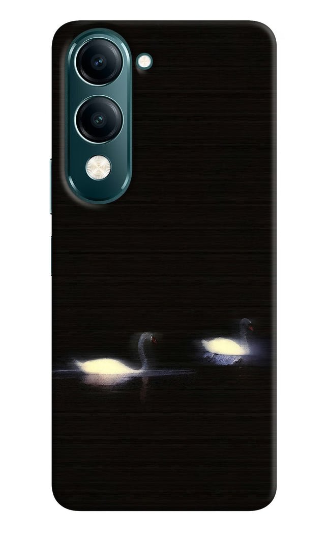Silent Swans Vivo Y19 5G Hard Case Back Cover by Casekaro