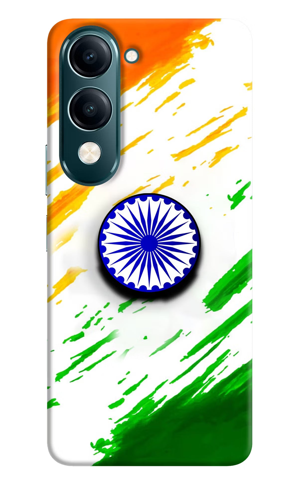 Indian Flag Ashoka Chakra Vivo Y19 5G Pop Case