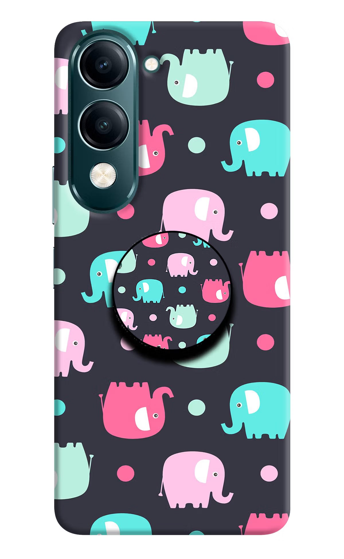 Baby Elephants Vivo Y19 5G Pop Case