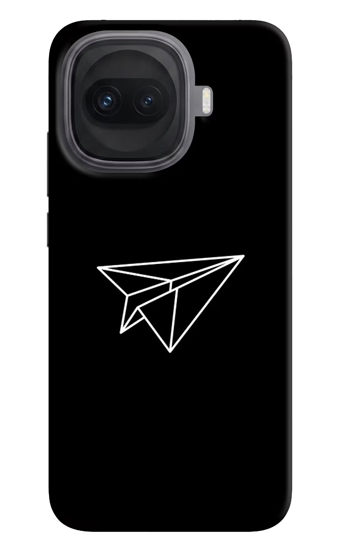 Paper Plane White iQOO 15R 5G Hard Case Back Cover by Casekaro