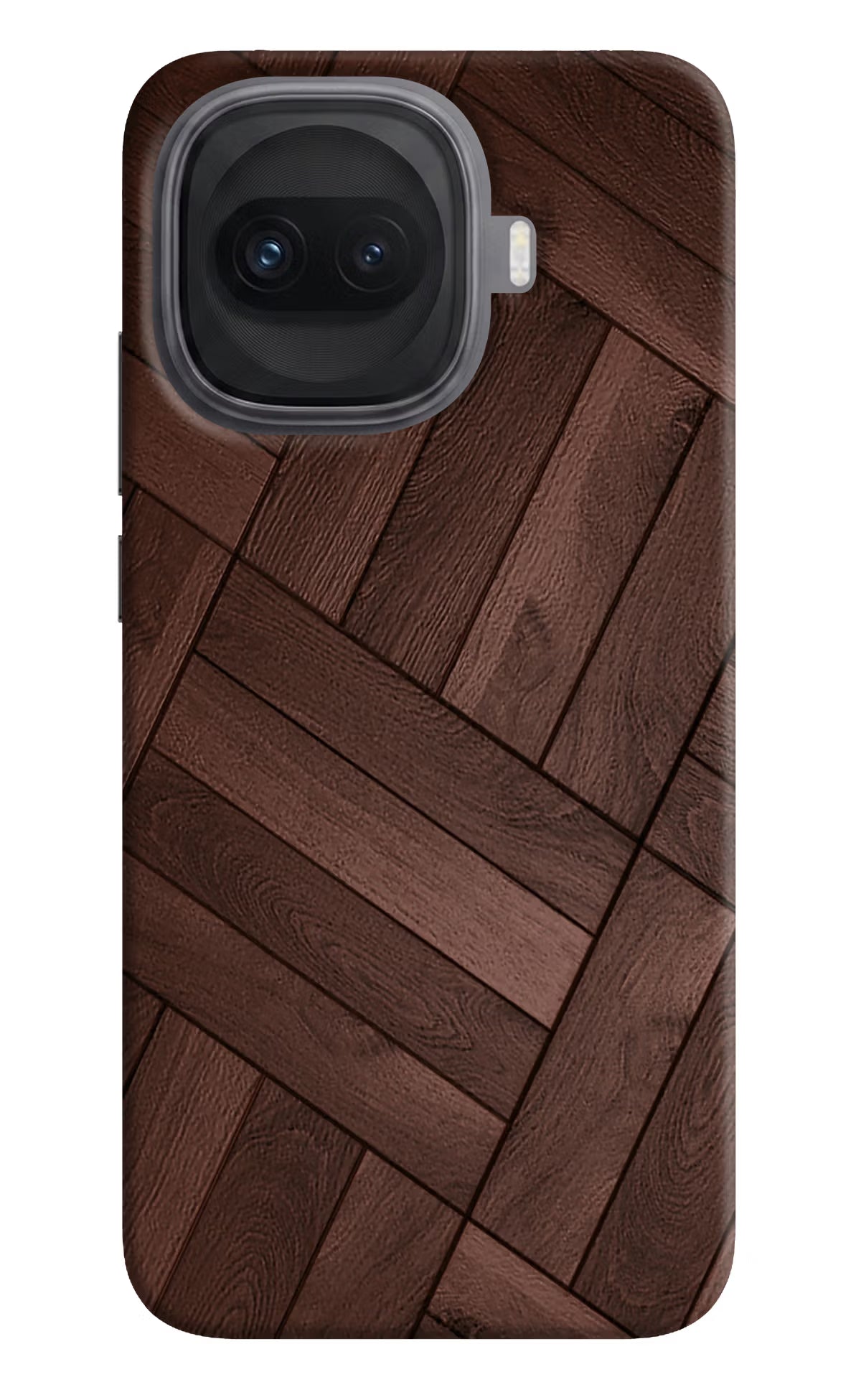Wooden Texture Design iQOO 15R 5G Hard Case Back Cover by Casekaro