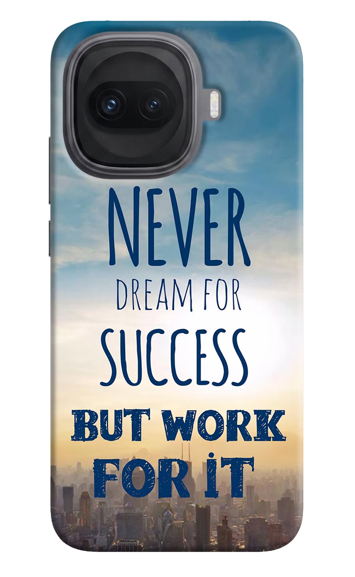 Never Dream For Success But Work For It iQOO 15R 5G Hard Case Back Cover by Casekaro