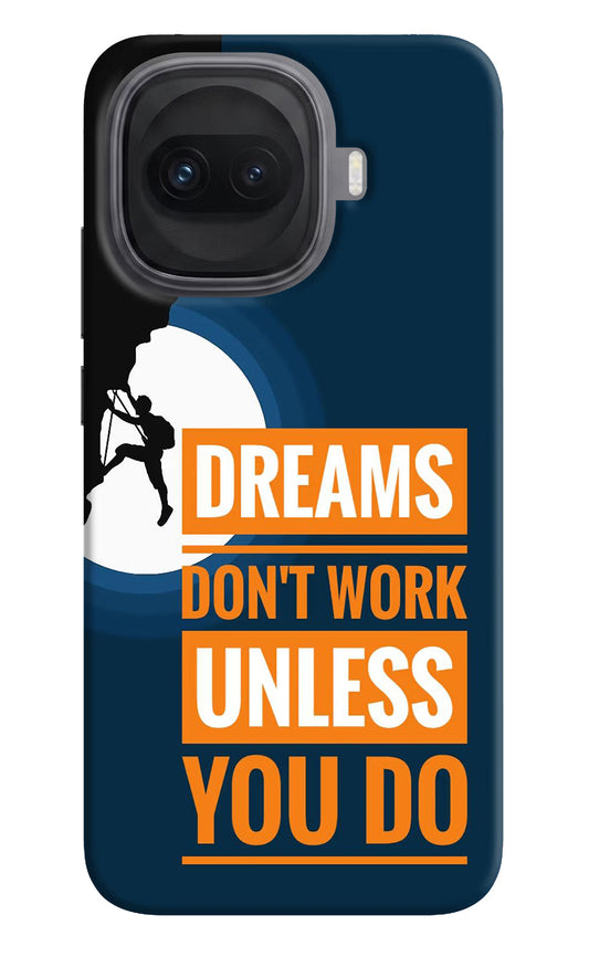 Dreams Don’T Work Unless You Do iQOO 15R 5G Hard Case Back Cover by Casekaro