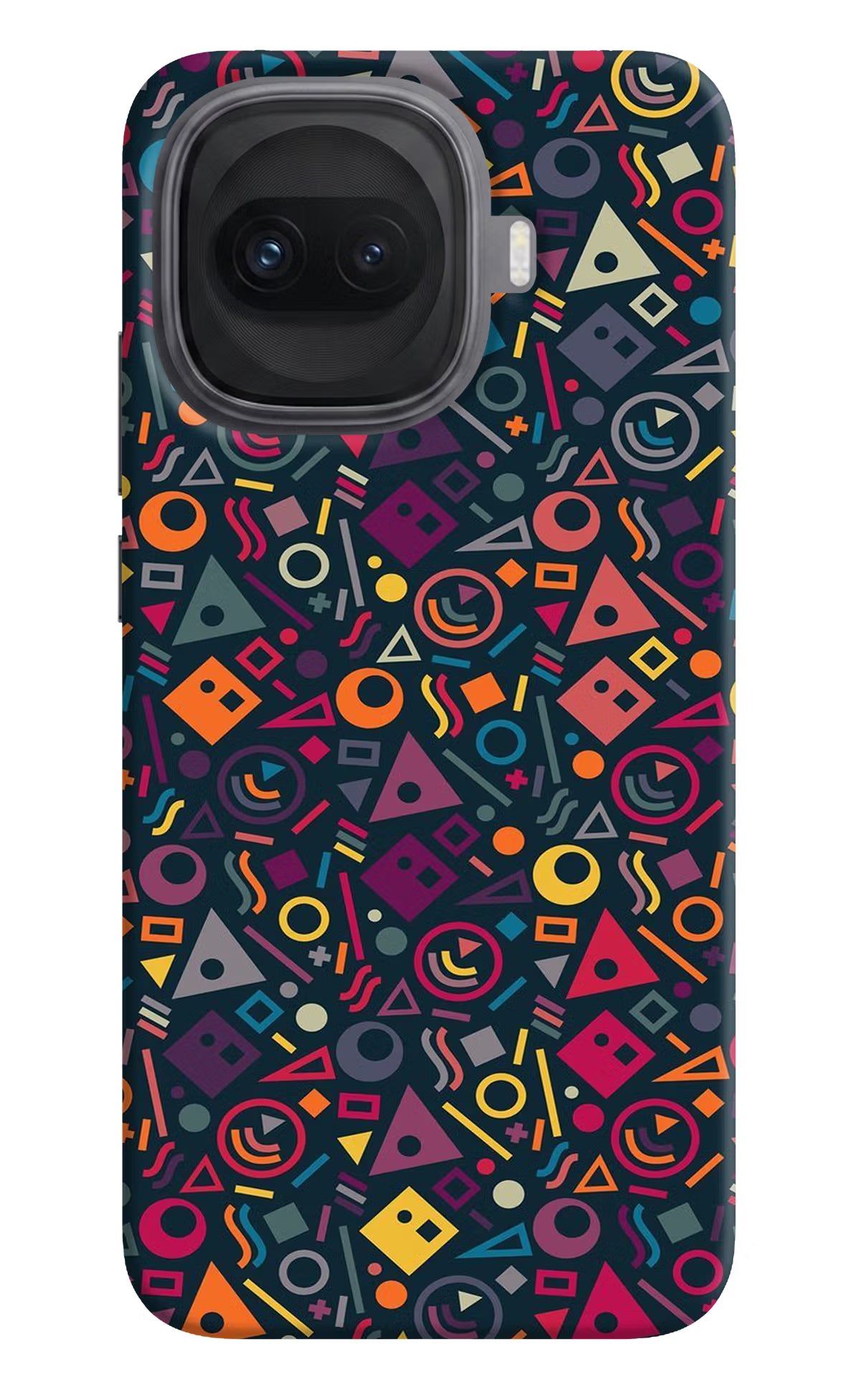Geometric Abstract iQOO 15R 5G Hard Case Back Cover by Casekaro