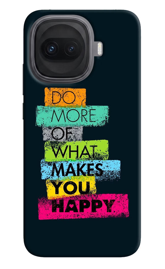 Do More Of What Makes You Happy iQOO 15R 5G Hard Case Back Cover by Casekaro