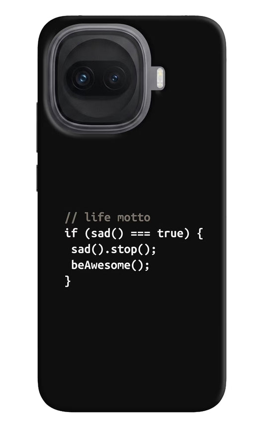 Life Motto Code iQOO 15R 5G Hard Case Back Cover by Casekaro