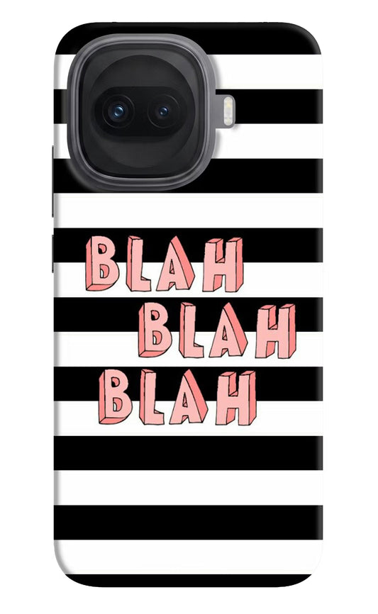 Blah Blah Blah iQOO 15R 5G Hard Case Back Cover by Casekaro