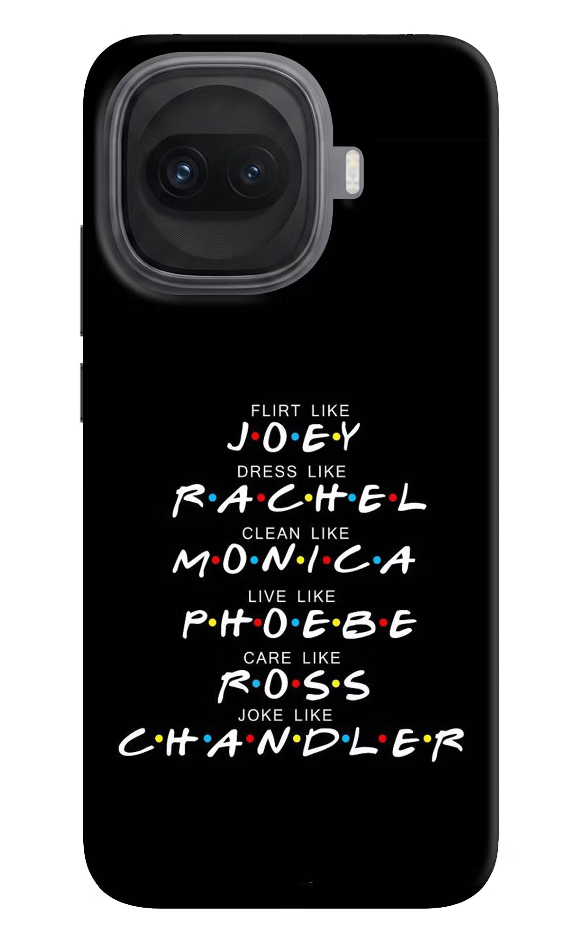 FRIENDS Character iQOO 15R 5G Hard Case Back Cover by Casekaro