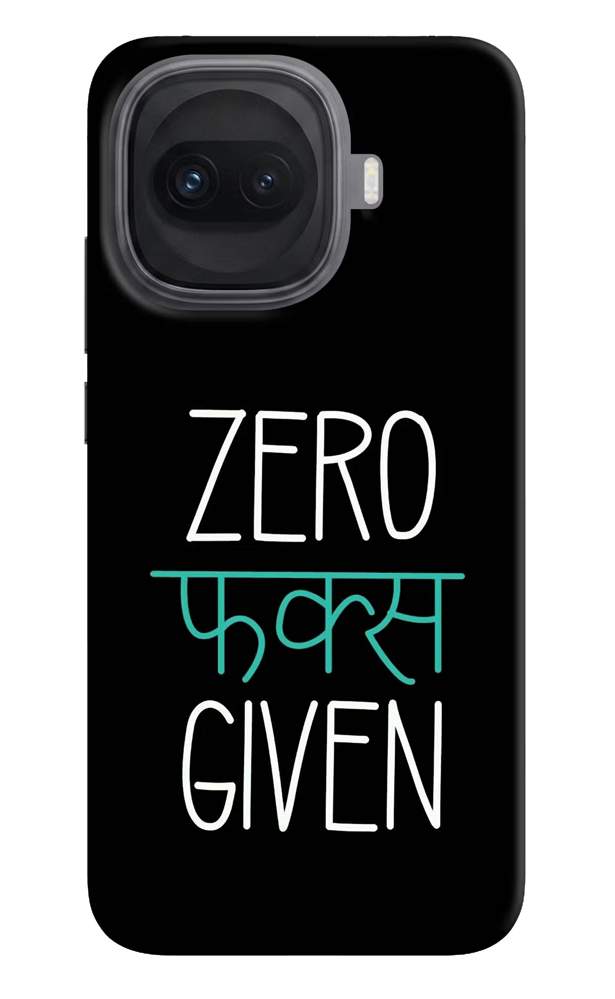 Zero Fucks Given iQOO 15R 5G Hard Case Back Cover by Casekaro