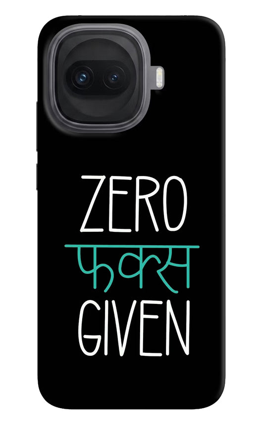 Zero Fucks Given iQOO 15R 5G Hard Case Back Cover by Casekaro