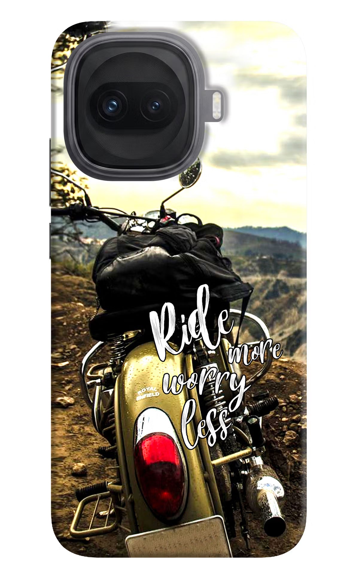 Ride More Worry Less iQOO 15R 5G Hard Case Back Cover by Casekaro