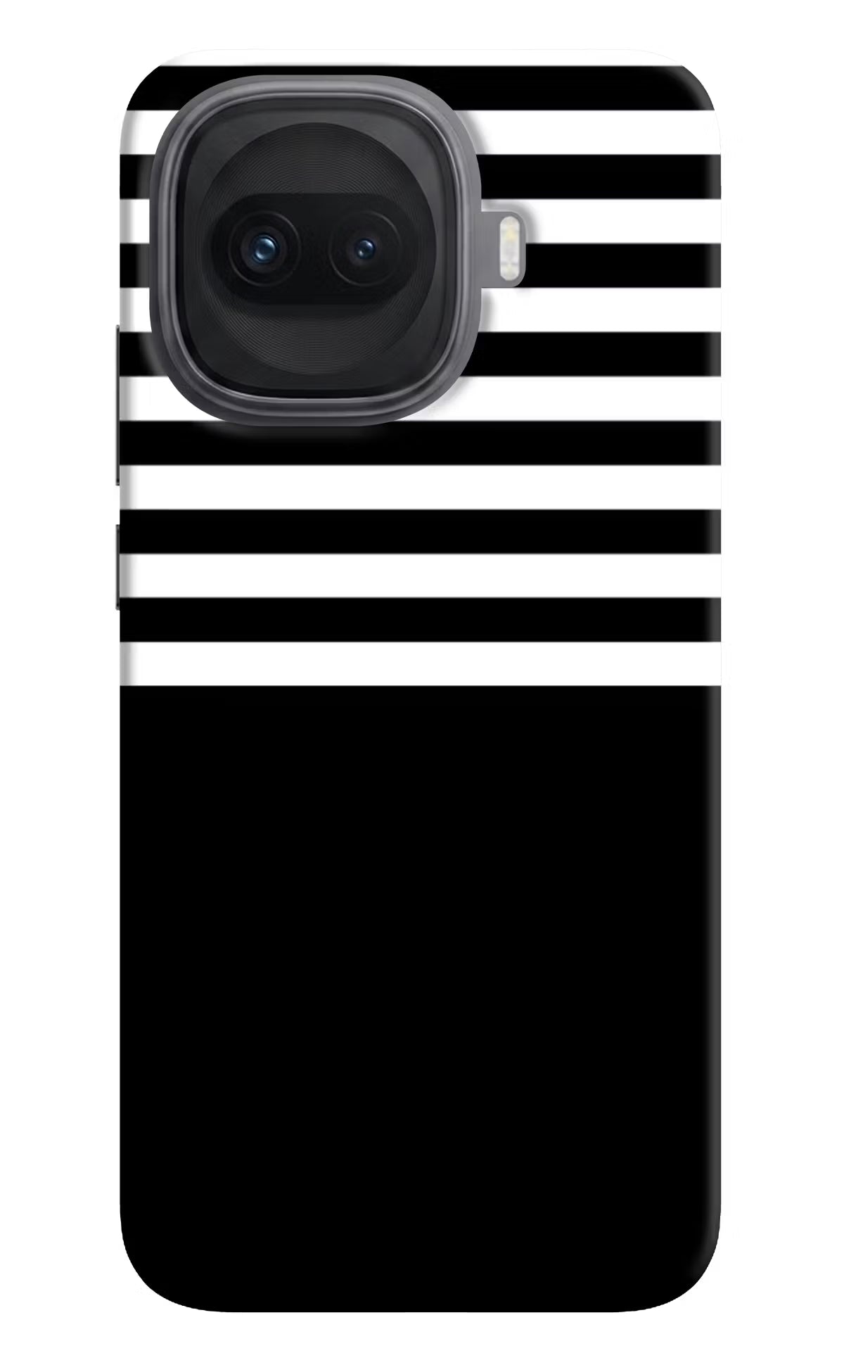 Black and White Print iQOO 15R 5G Hard Case Back Cover by Casekaro