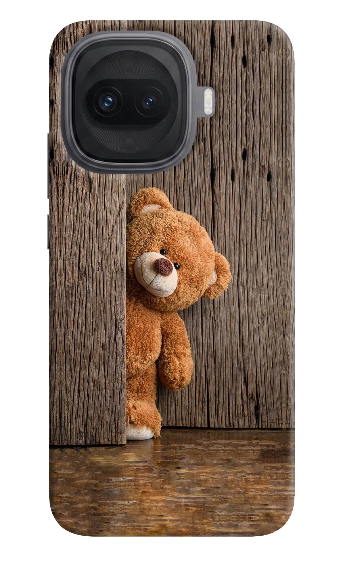 Teddy Wooden iQOO 15R 5G Hard Case Back Cover by Casekaro