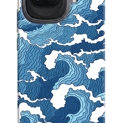 Blue Waves iQOO 15R 5G Hard Case Back Cover by Casekaro