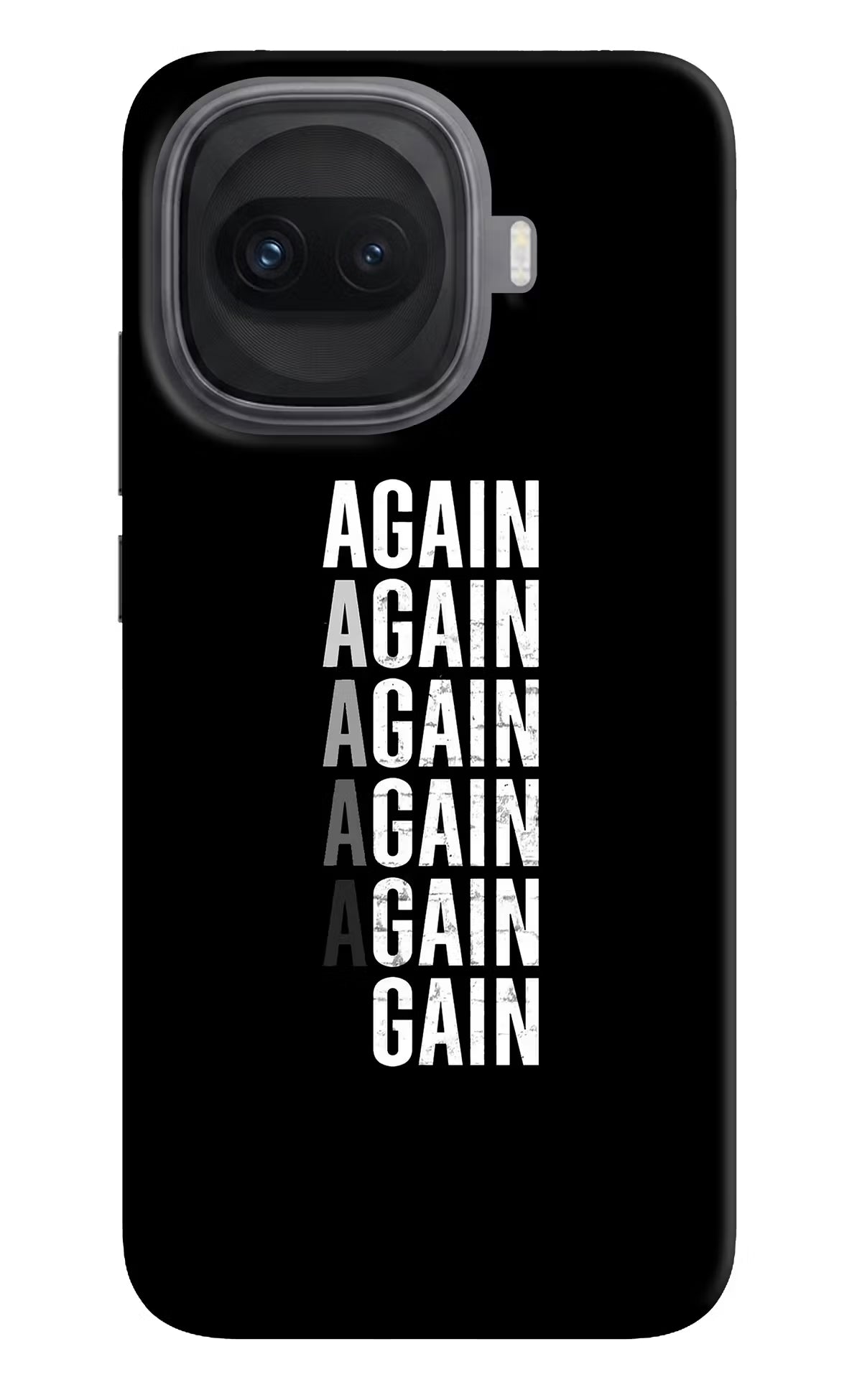 Again Again Gain iQOO 15R 5G Hard Case Back Cover by Casekaro