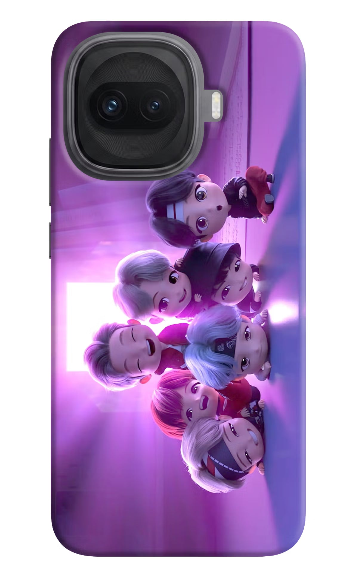 BTS Chibi iQOO 15R 5G Hard Case Back Cover by Casekaro