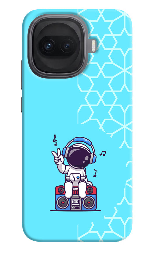 Cute Astronaut Chilling iQOO 15R 5G Hard Case Back Cover by Casekaro