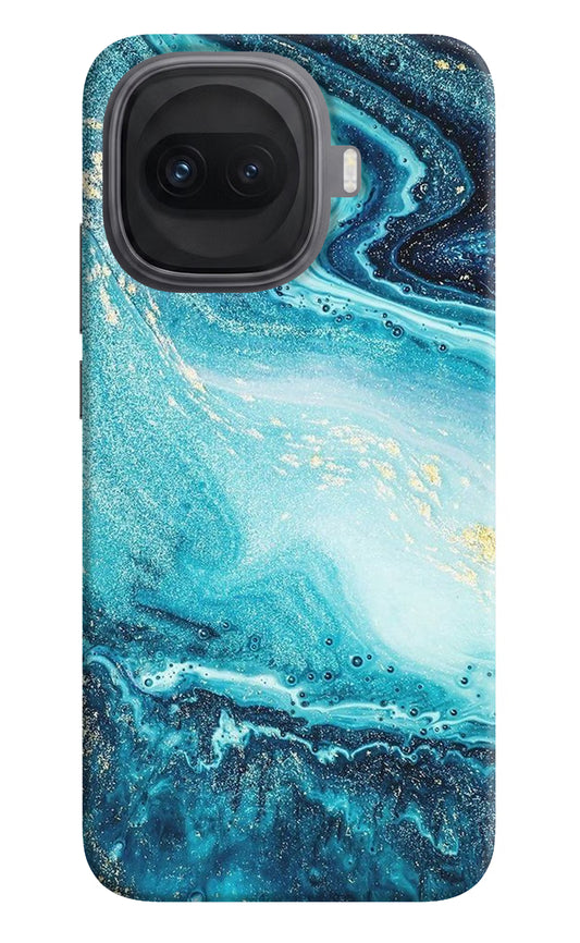Blue Glitter Marble iQOO 15R 5G Hard Case Back Cover by Casekaro