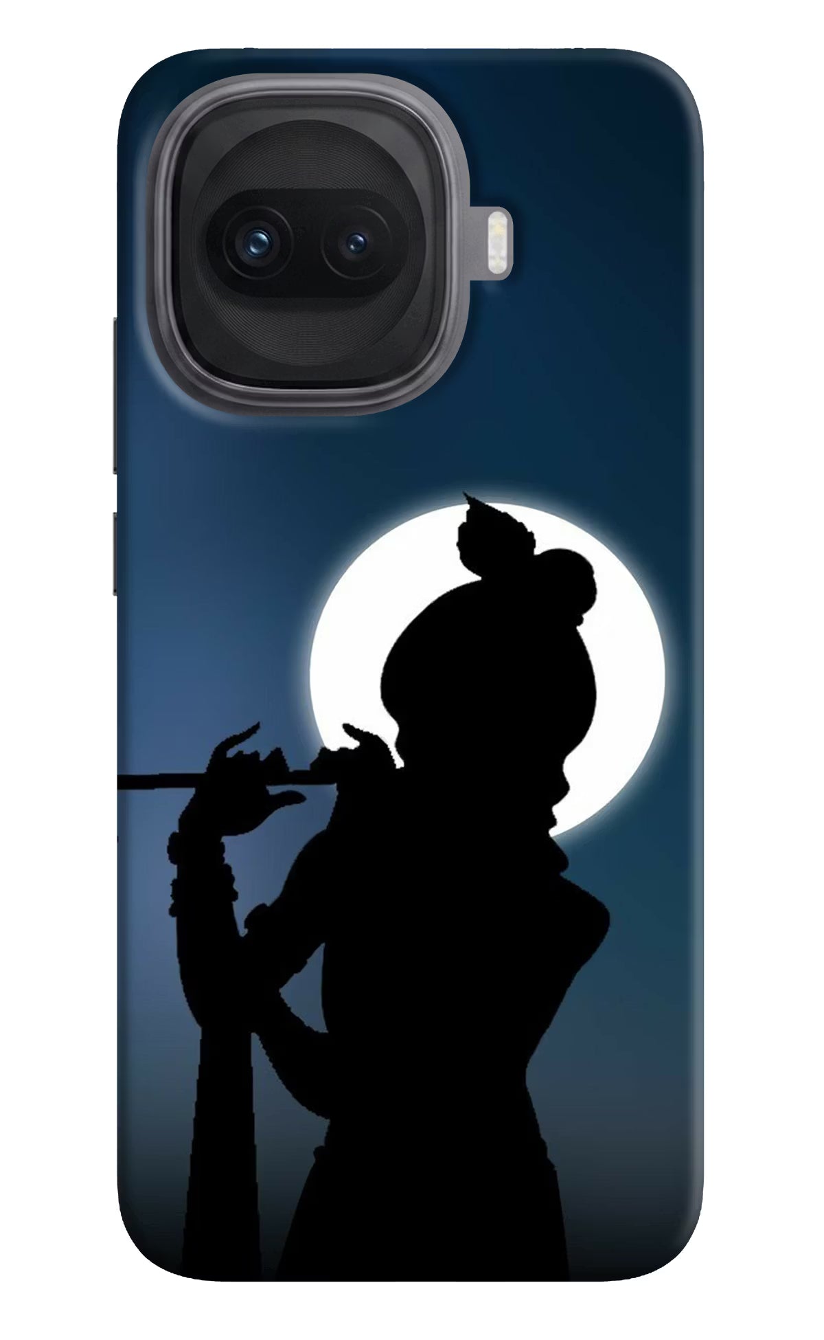 Shri Krishna Silhouette iQOO 15R 5G Hard Case Back Cover by Casekaro