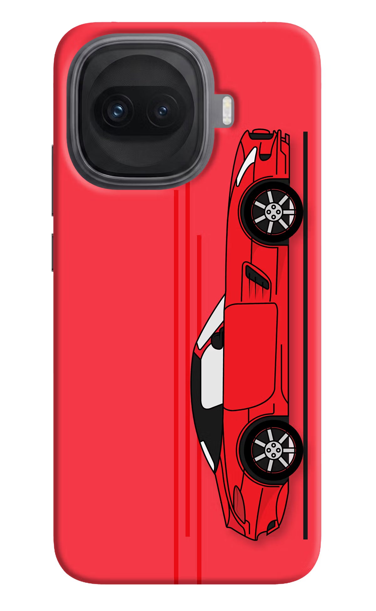 Red Velocity iQOO 15R 5G Hard Case Back Cover by Casekaro