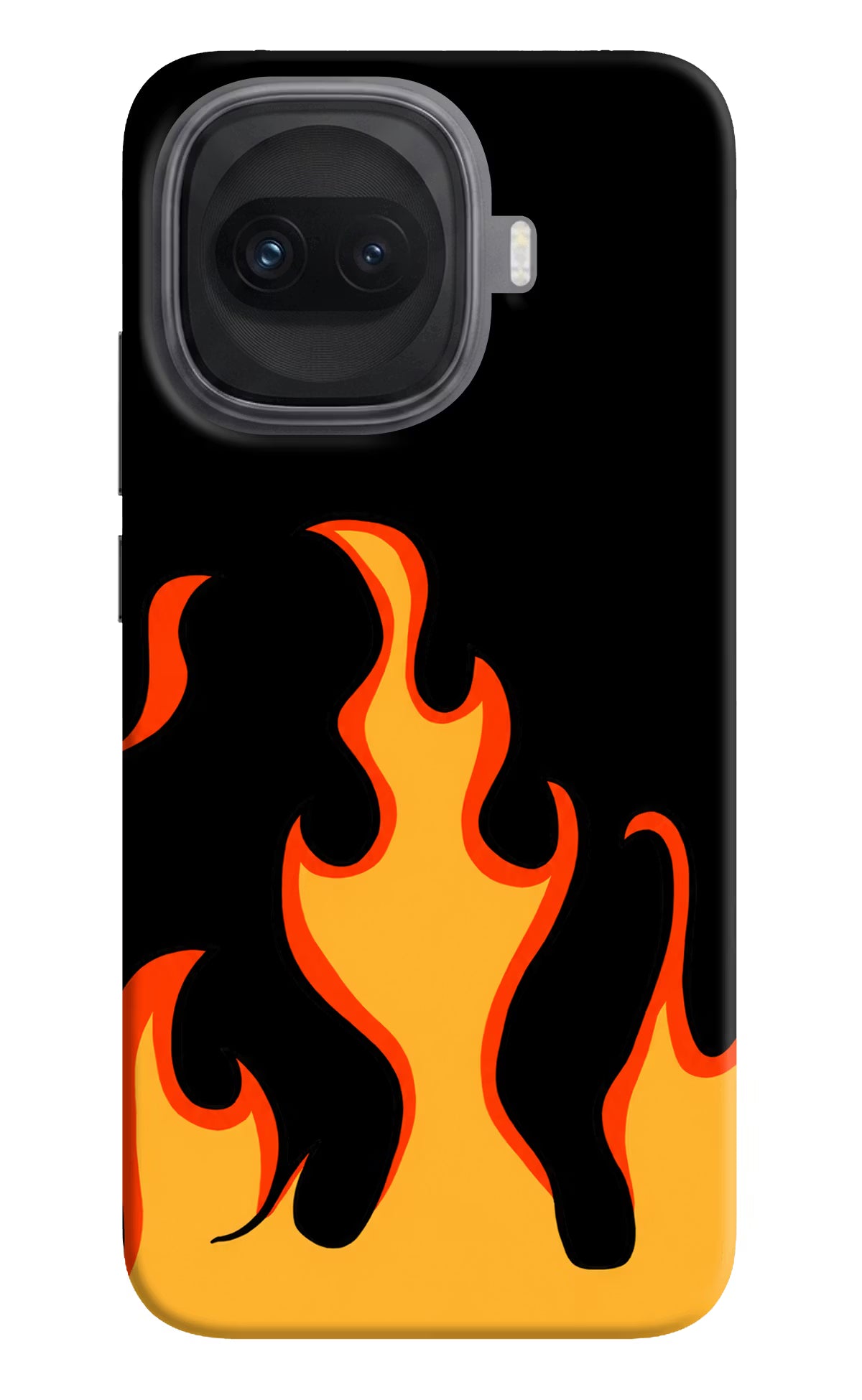 Fired Up – Black iQOO 15R 5G Hard Case Back Cover by Casekaro