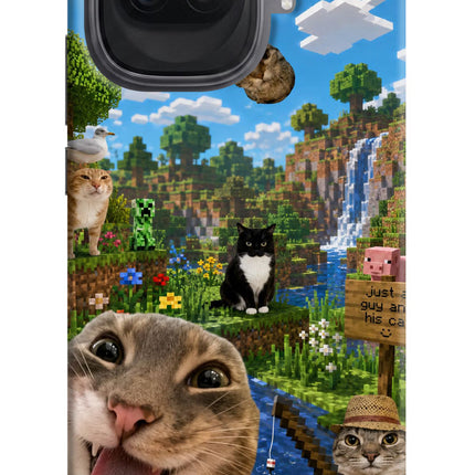 Minecraft Cat Chaos iQOO 15R 5G Hard Case Back Cover by Casekaro
